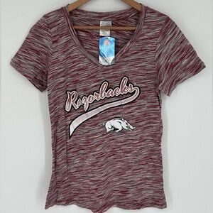 NEW!! Creative Apparel Concepts Arkansas Razorback Women’s Sz L T Shirt Tee Q4